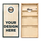 Front and Back Custom Regulation Pro Series Cornhole Boards UV PRINTED Your Design