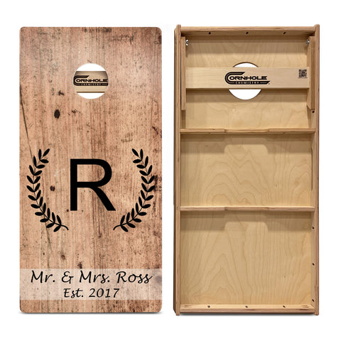 WEDDING V6 CUSTOM Pro Cornhole Boards WEDDING V6 CUSTOM Pro Cornhole Boards