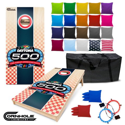 OFFICIAL NASCAR 2024 Daytona 500  - Pro Style Cornhole Boards
