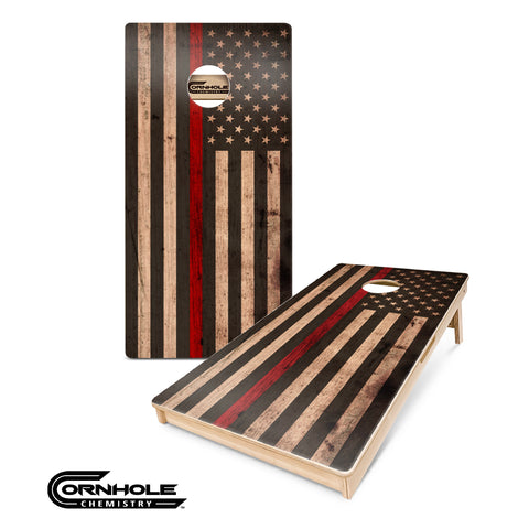 USA Thin Red Line - REGULATION Pro Series Cornhole Boards