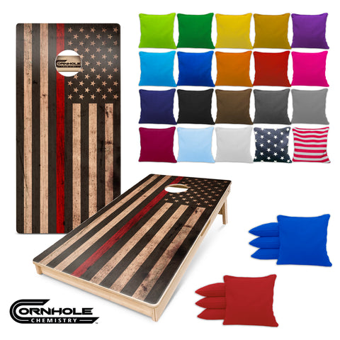 USA Thin Red Line - REGULATION Pro Series Cornhole Boards