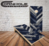 Gray Blue Pallet - Pro Style Cornhole Boards