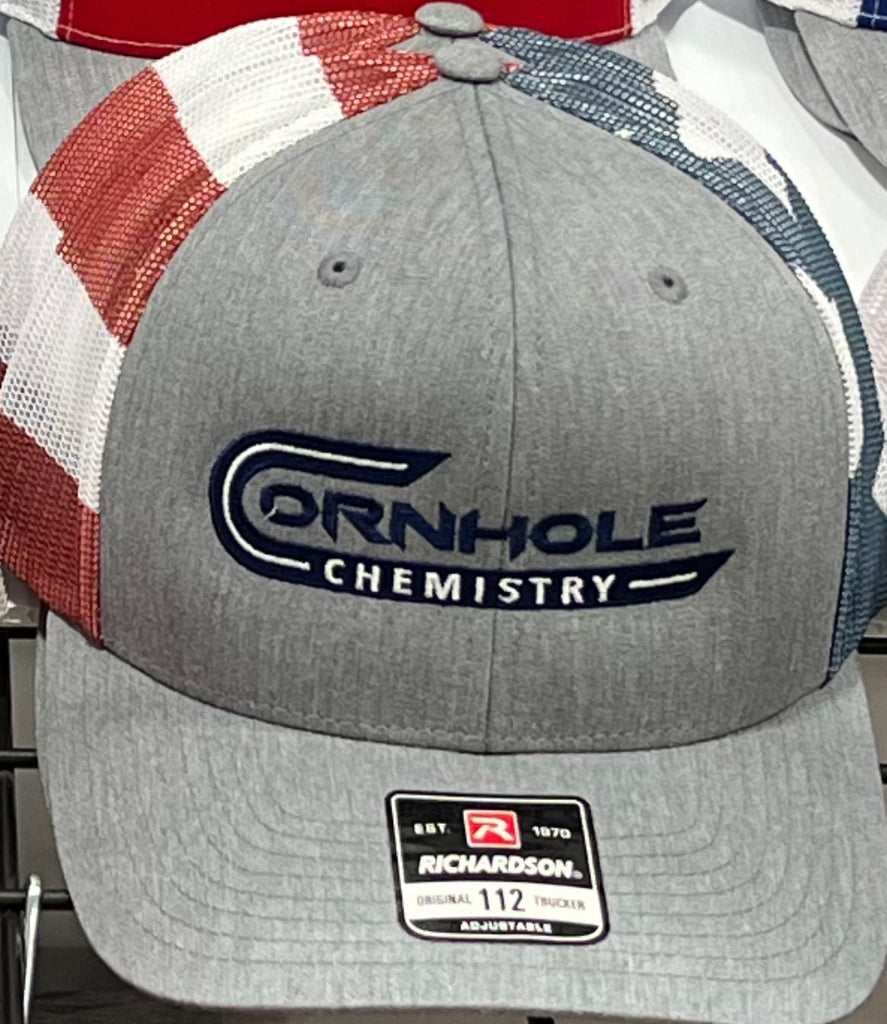 Cornhole Hats - Richardson Blue Hat – Dirty Bags Cornhole